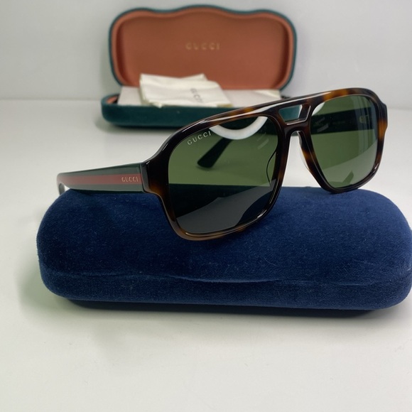 💯- New Original GG0925S 002 Pilot-Frame Acetate Sunglasses - Picture 12 of 15